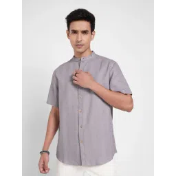 7 Alt By Pantaloons Purple Cotton Relaxed Fit Texture Shirt-picture-12