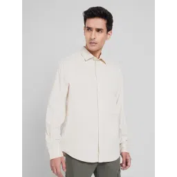 7 Alt By Pantaloons White Cotton Relaxed Fit Shirt-picture-11