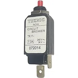 7 Amps Vertical Mount Mini PCB Mount CIRCUIT BREAKER | Thermal Overload Protector AC 240V / DC 24V 7A Push Button Reset | V 7Amp Load Switch-image-44