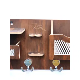 7CR Brown Wooden Mobile & Multi Key Holder-picture-16