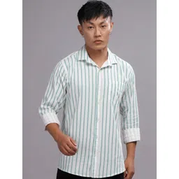 7TH LEGION Men Comfort Striped Casual Shirt-picture-18