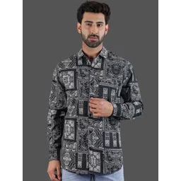 7TH LEGION Men Smart Printed Casual Shirt-picture-19