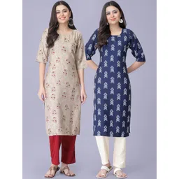 7Threads Pack Of 2 Printed Kurta with Trousers-picture-24