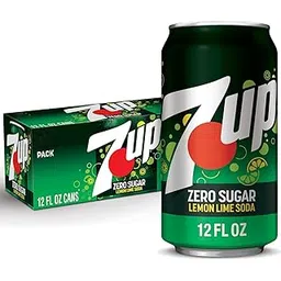 7ups Zero Sugar Lemon Lime Soda, Caffeine Free, 12 fl oz / 355ml Can (Pack of 12), Zero Calories, Naturally Flavored Soft Drink (USA)-picture-16