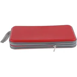 80 Disc CD Wallet DVD Case Storage Holder Bag Carry Protector PP Red-picture-30