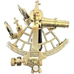 9” Brass Sextant, Marine Navigational Ship Instrument, Fully Working Sextant,Antique Maritime Astrolabe Sextant, Nautical Brass Hand-Made Polished-picture-11