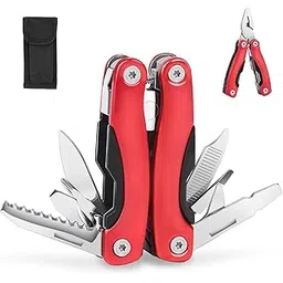 9-in-1 Multi-Function Plier Tool | Long Nose, Wire Cutter, Screwdrivers, Knife and More | Compact All-in-One Hand Tool for Home, Outdoor, and Emergency Use (Pack of 1)-picture-28