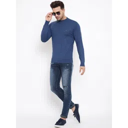 98 Degree North Men Blue Pullover image 5