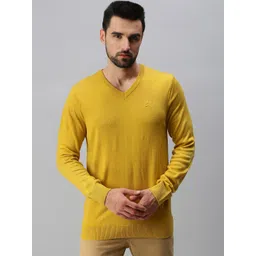 98 Degree North Men Mustard Yellow Pullover sweater-picture-36