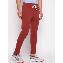 98 Degree North Men Rust Red Solid Track Pant image 2