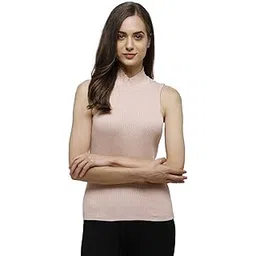 98 degree north Pink Sleeveless Sweater-G1124-PINK-picture-36