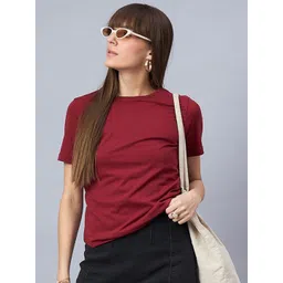 98 Degree North Round Neck Cotton Regular Fit T-shirt-picture-15