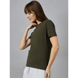 98 Degree North Round Neck Cotton T-shirt image 2