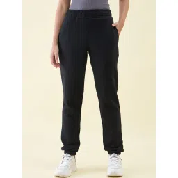 98 Degree North Women Black Cotton Solid Joggers-picture-37