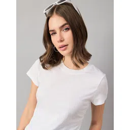 98 Degree North Women Cotton Short Sleeves Round Neck Top-picture-39