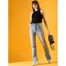 98 Degree North Women Solid Halter Neck Cotton Top-picture-19