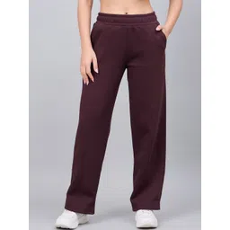 98 degree north Women Solid Maroon Track Pants-picture-25