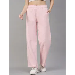 98 degree north Women Solid Pink Track Pants-picture-13