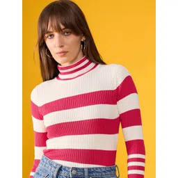 98 Degree North Women Striped Pullover-picture-33