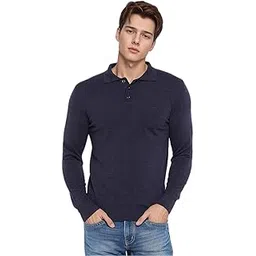 98 north 98 Degree North Men’s Merino Wool Blend Pullover Sweater-M2504-DARKDENIM-picture-33