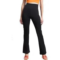 98 north Women Flared Legging-GL1375-BLACK-picture-11