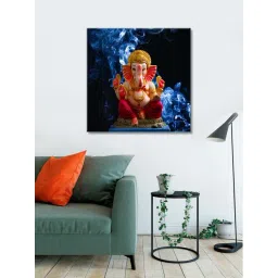 999store Black & Blue Ganesha Background Paintings-picture-22