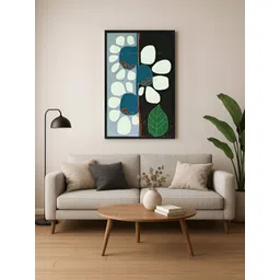 999Store Black & Green Canvas Floral and Botanical Wall Paintings-image-35