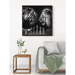999Store Black & Grey Canvas Birds and Animals Wall Art-image-45