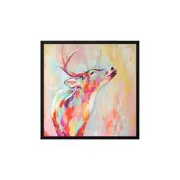 999Store Black & Red Canvas Birds and Animals Painting Wall Art-picture-25