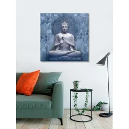 999store Blue & Grey Buddha Background Wall Paintings-picture-31