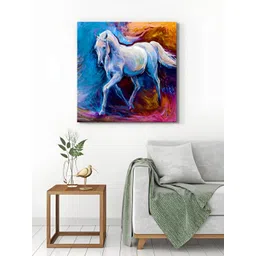 999Store Blue & Orange 1 Piece Canvas Birds and Animals Wall Paintings-image-45