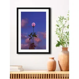 999Store Blue & Purple MDF Moon Wall Printed Paper Wall Painting - Set of 1-picture-187