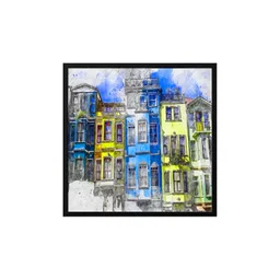 999Store Blue & White Canvas Wall Painting-picture-21