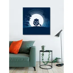 999store Blue & White Ganesha Background Wall Paintings-picture-154