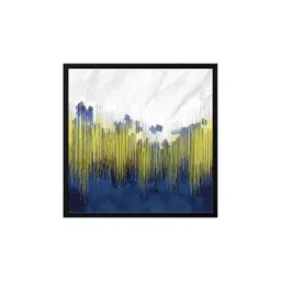 999Store Blue & Yellow Canvas Abstract Painting Wall Art-picture-32