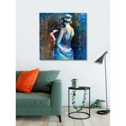 999store Blue Portrait Lady Wall Painting-picture-69