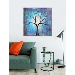 999store Blue Trees Background Wall Painting-picture-162