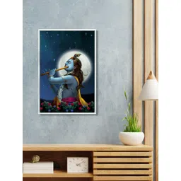 999Store Blue Yellow & Pink Printed Framed Wall Art-picture-26