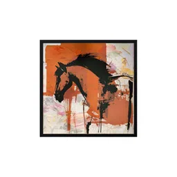 999Store Brown & Black Canvas Birds And Animals Painting Wall Art-picture-33