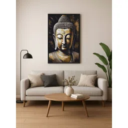 999Store Brown & Black Canvas Religious Wall Paintings-picture-22