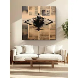 999Store Brown & Black Canvas Wall Paintings-picture-35