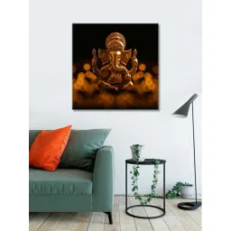 999store Brown & Black Ganesha Background Bubble Wall Paintings-picture-134
