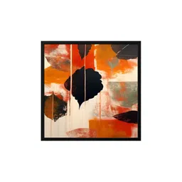 999Store Brown & White Canvas Abstract Painting Wall Art-picture-28