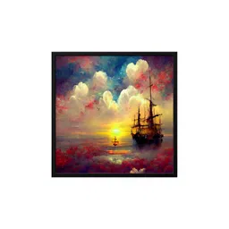999Store Brown & White Canvas Painting Wall Art-picture-22