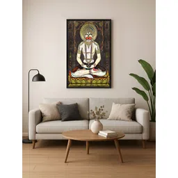 999Store Brown & White Canvas Religious Wall Paintings-picture-26