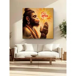 999Store Brown Canvas Hanumans Fiery Aura Painting-picture-48