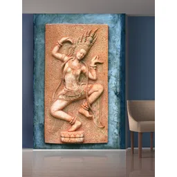 999Store Brown Dancing Lady Self-Adhesive Mural Wallpaper-picture-31