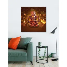 999store Brown Ganesha Background Wall Painting-picture-194