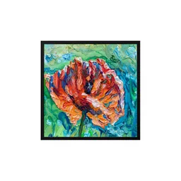 999Store Green & Orange Canvas Abstract Wall Art-picture-22