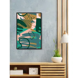 999Store Green & Pink Printed Framed Wall Art-picture-31